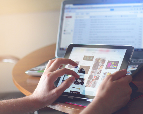Person Using Ipad