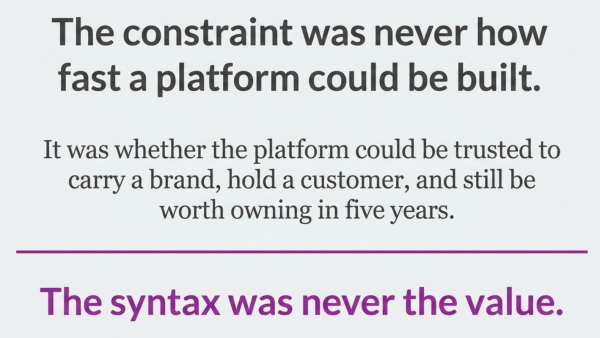 Syntax Was Never the Value