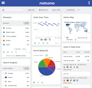 Matomo Screenshot