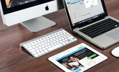 webpages open in mac, tab and laptop